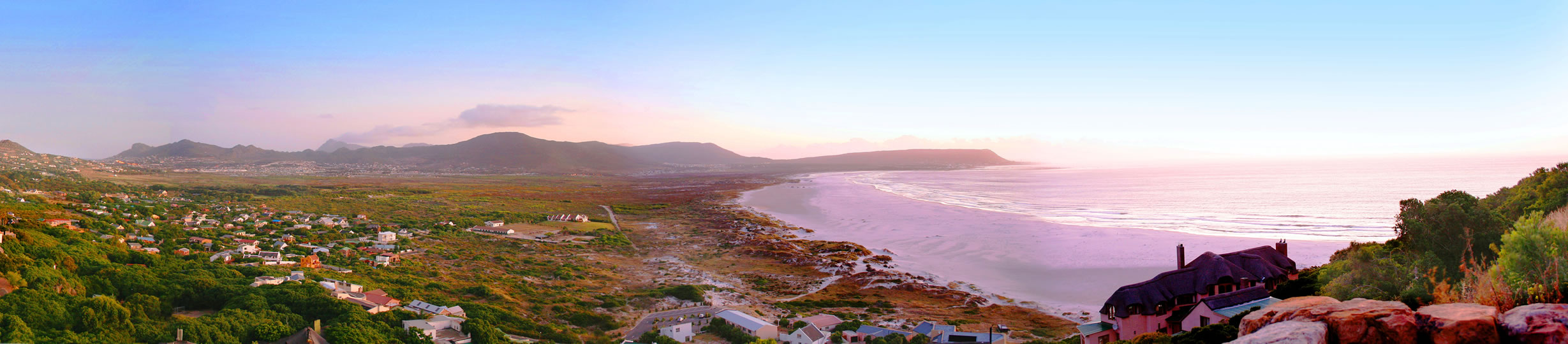 Sacred Mountain Lodge forested gardens Noordhoek